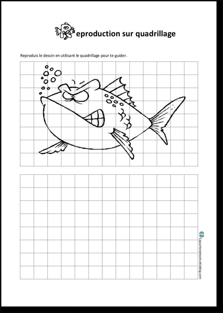 Reproduction Sur Quadrillage | Dessin Quadrillage serapportantà Reproduire Un Dessin Sur Quadrillage