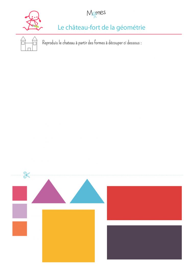 Reproduire Le Château: Exercice – Momes dedans Tangram À Découper