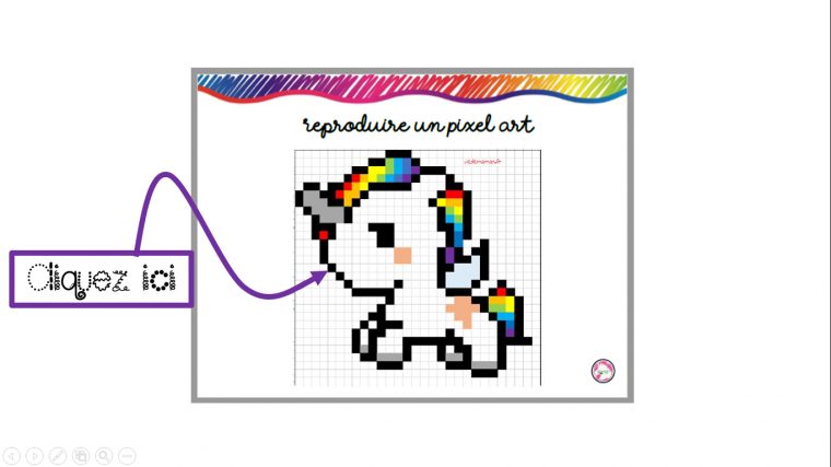 Reproduire Un Pixel Art – Maitresse Aurel serapportantà Modèles De Dessins À Reproduire