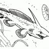 Requin - Coloriages À Imprimer Gratuits : Personnages concernant Coloriage Requin Blanc Imprimer