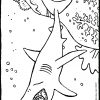 Requin Dans L'eau - Kiddicoloriage encequiconcerne Coloriage Requin À Imprimer