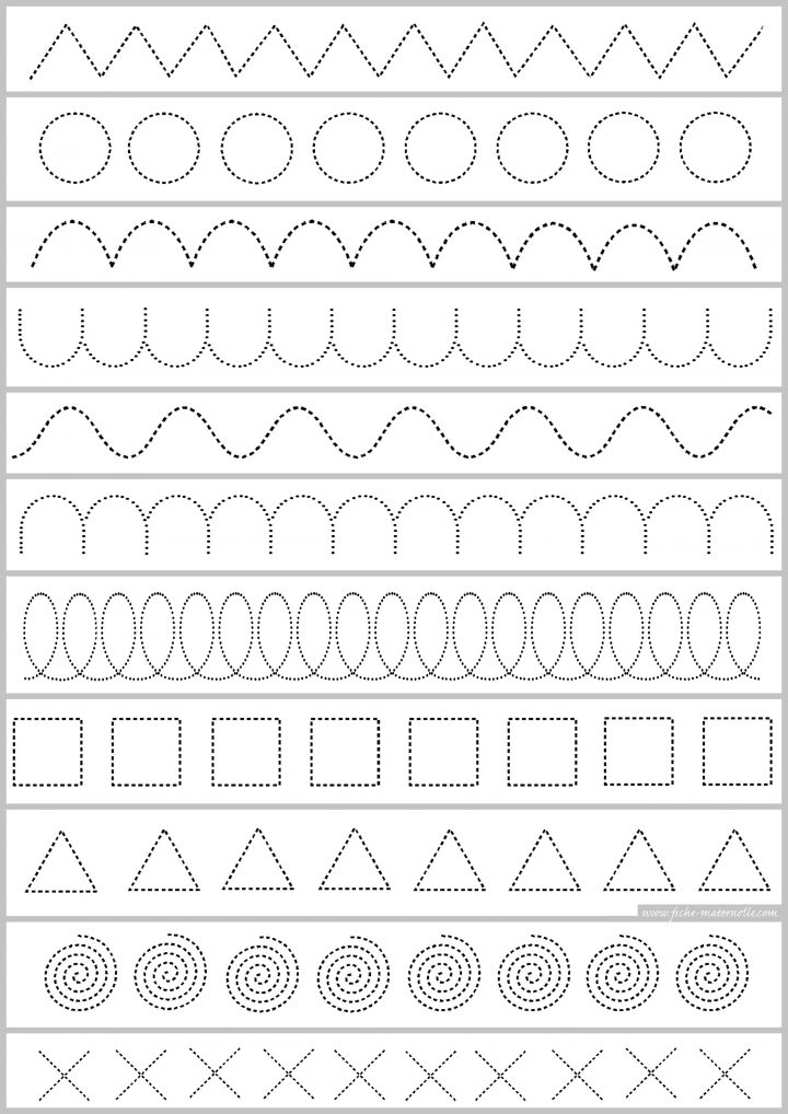 Ressources Maternelle : Graphisme destiné Fiche Graphisme Ms