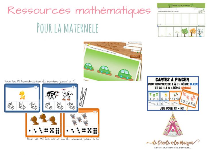 Ressources Mathématique À Imprimer Pour La Maternelle – encequiconcerne Jeux Mathématiques À Imprimer