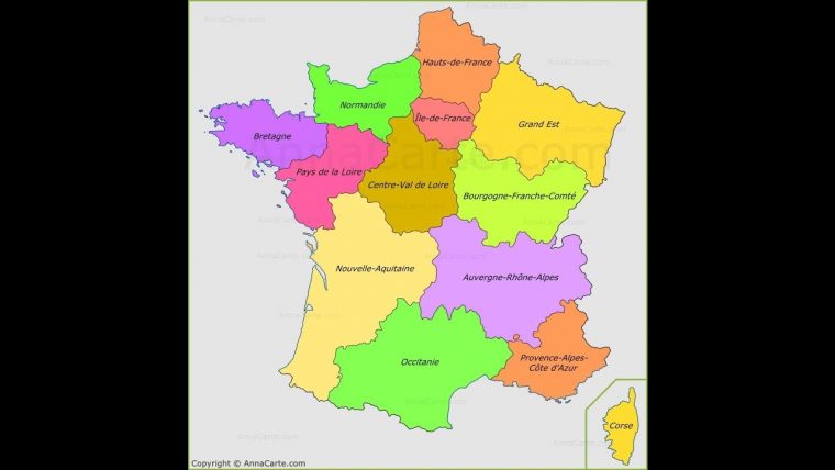 Ressources Numériques, Carte De France Vierge Nouvelles Régions destiné Carte De France Vierge Nouvelles Régions