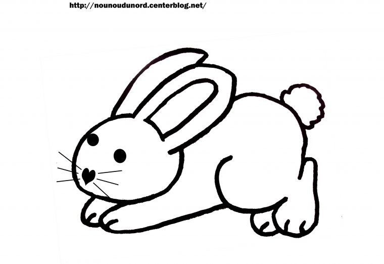 Résultat De Recherche D'images Pour "coloriage Lapin" | Konijn intérieur Dessin De Lapin A Imprimer