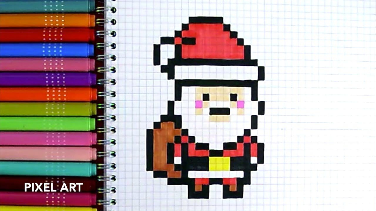 Résultat De Recherche D&amp;#039;images Pour &amp;quot;pixel Art Spécial Noël serapportantà Pixel Art Pere Noel 