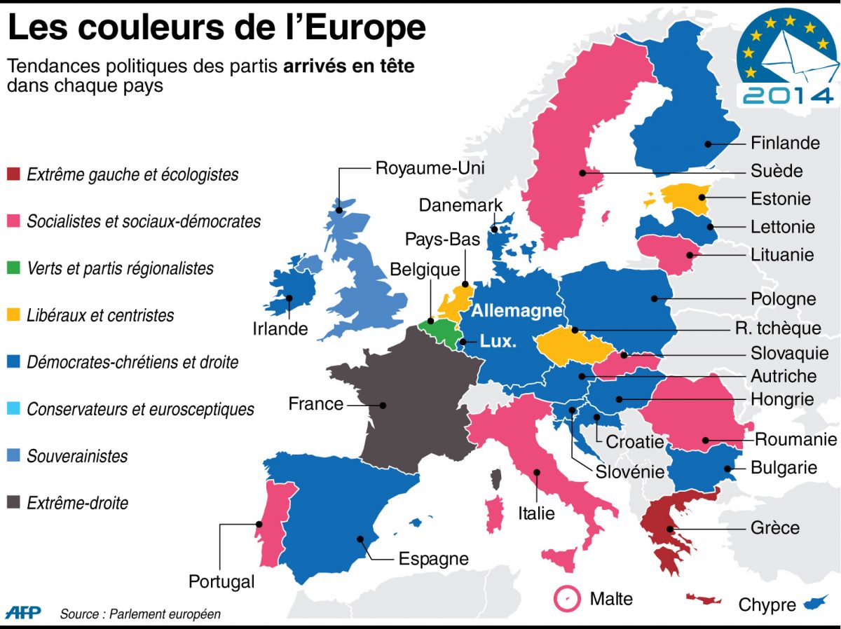 Carte Des Pays Membres De L Ue