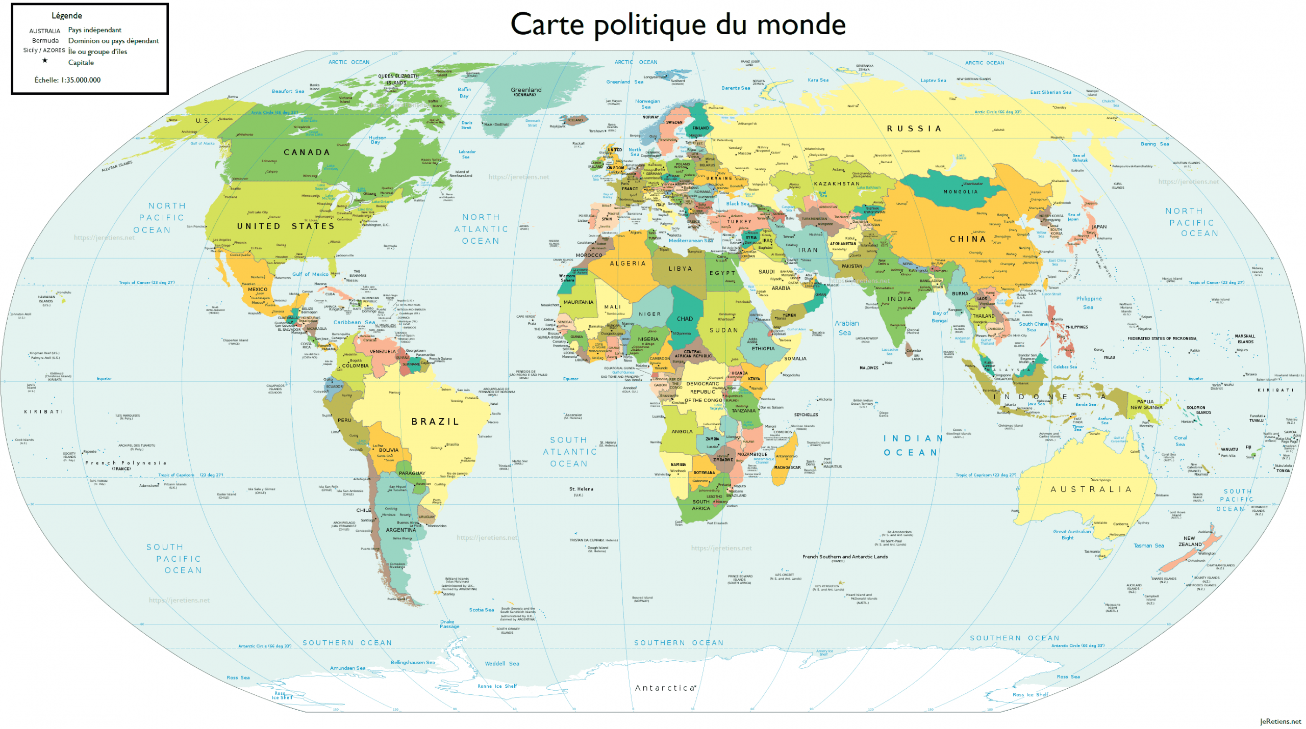 Retenir Tous Les Pays Du Monde Et Leur Capitale intérieur Capitale Europe Carte 
