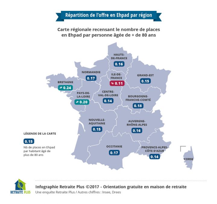 Retraite Plus Dresse Un Panorama De La Situation En Maisons intérieur Nombre De Régions En France 2017