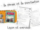 Reussir En Grammaire Au Ce2 : G1 La Phrase Et La Ponctuation tout Cours Ce2 A Imprimer