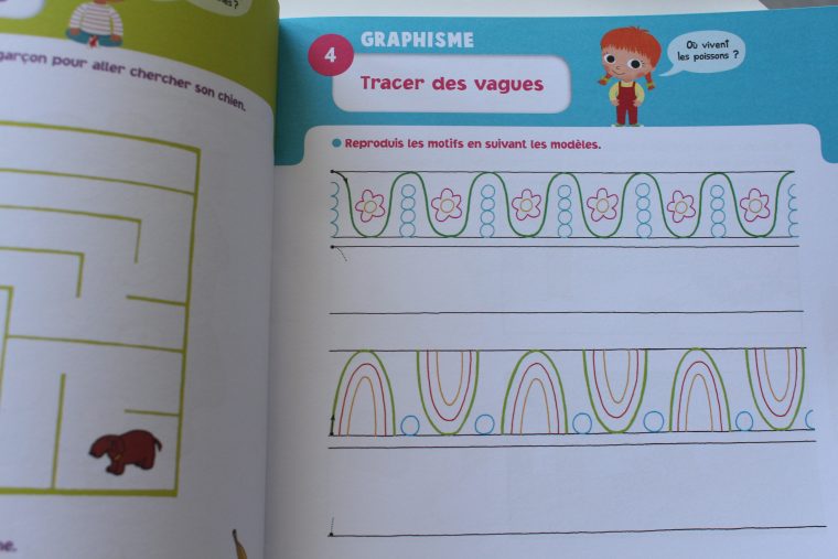 Réviser Toute L'année Et Découvrir En S'amusant : Les dedans Livre Graphisme Maternelle