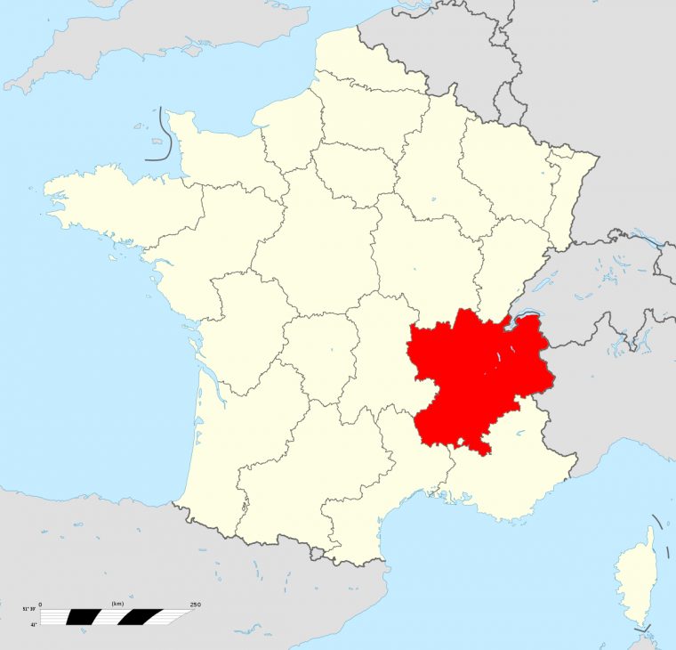 Rhône-Alpes — Wikipédia intérieur Apprendre Les Régions De France