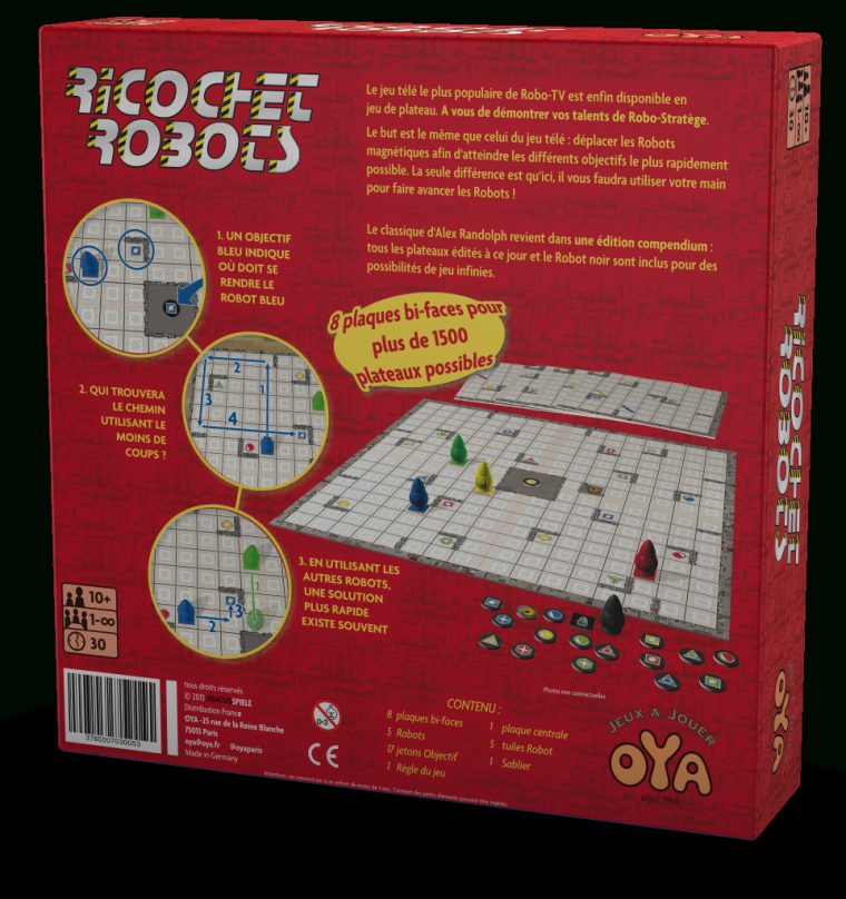 Ricochet Robots Et Micro Robots 2017 – Oya destiné Ricochet Jeu