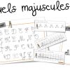 Rituels Écriture : Les Majuscules | Bout De Gomme avec Modele Alphabet Majuscule