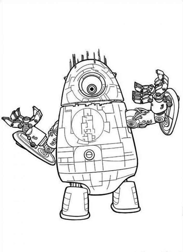 Robot #15 (Personnages) – Coloriages À Imprimer destiné Coloriage Robot À Imprimer