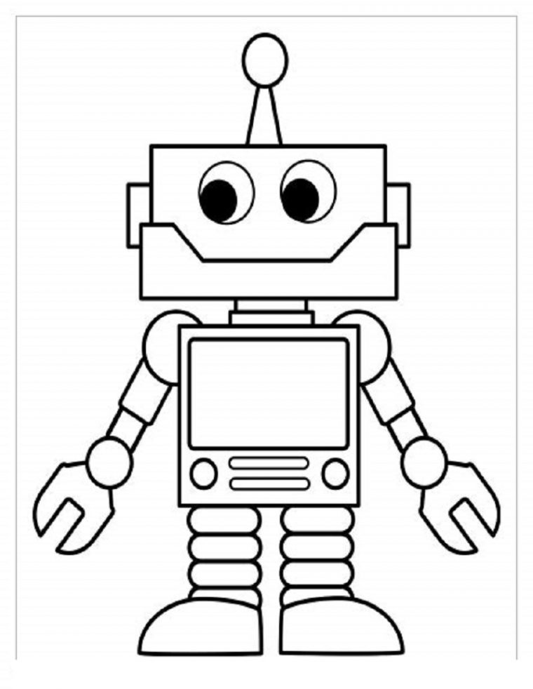 Robot Coloring Pages For Preschool | Educative Printable destiné Coloriage Robot À Imprimer