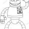Robot Sympathique Personnage Coloriage Pour Enfants Vecteurs avec Personnage A Colorier