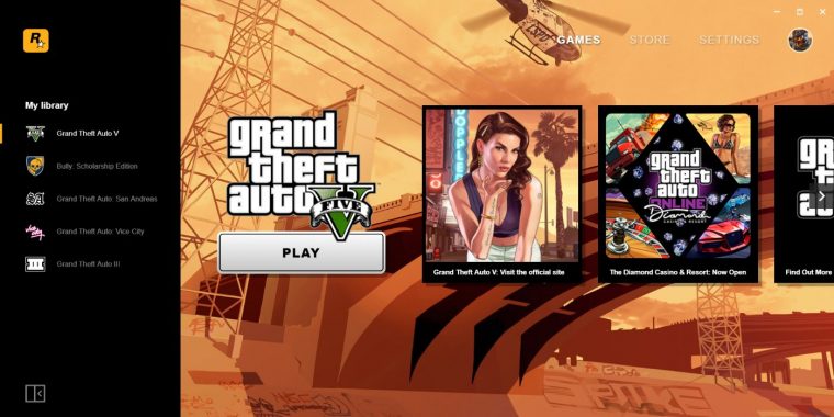 Rockstar A Son Propre Lanceur De Jeux (Et Gta San Andreas intérieur Jeux De Grand Gratuit