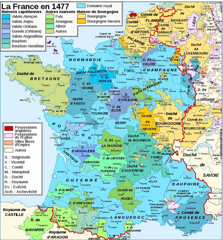 Rois De France Géographie tout Carte De Fra