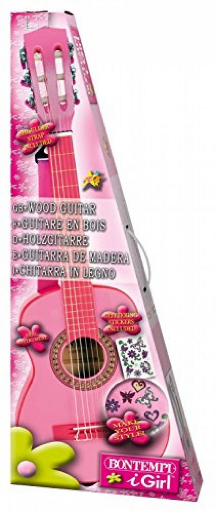 Rolanli Guitare Enfant 6 Cordes 59Cm Guitare De Simulation avec Jeu Des Instruments De Musique