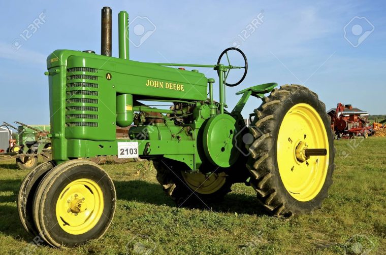 Rollag, Minnesota, Sept 1, 2016: An Old Restored John Deere A.. avec Image Tracteur John Deere