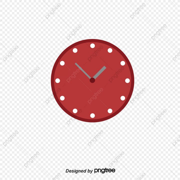 Rouge De Dessin D'horloge, Réveil, Horloge, La Surface De La tout Dessin D Horloge