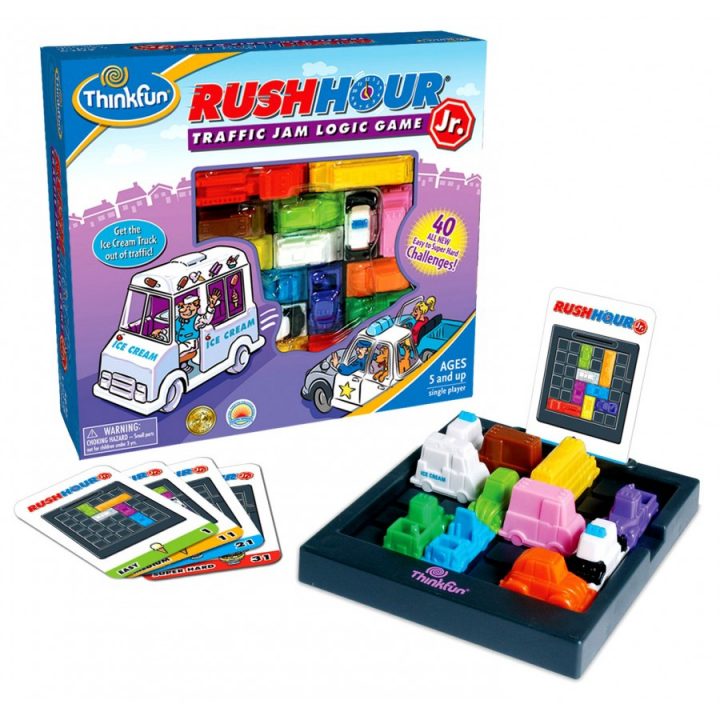 Rush-Hour-Jeu-Voyage-Voitures-Coincées-Traffic-Trafic-Auto concernant Jeu Logique Enfant