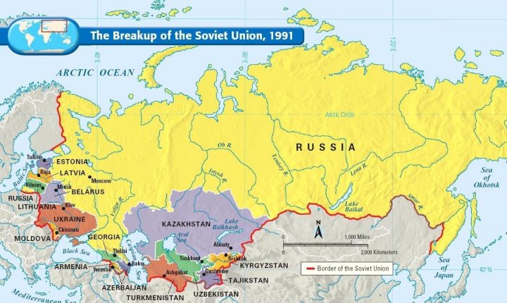 Russie Urss Carte – Urss Sur La Carte (Europe De L'est – Europe) destiné Carte Europe De L Est