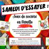 Samedi D'essayer : Jeux De Société En Famille - Maison De La destiné Jeu Pour Bebe 2 Ans Gratuit