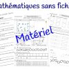 Sans Fichier En Mathématiques : Fiches D'exercices Différenciées encequiconcerne Jeux Mathématiques À Imprimer