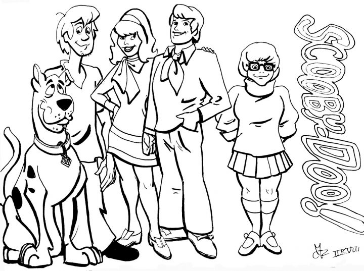 Scooby Doo #105 (Cartoons) – Printable Coloring Pages serapportantà Scooby Doo À Colorier