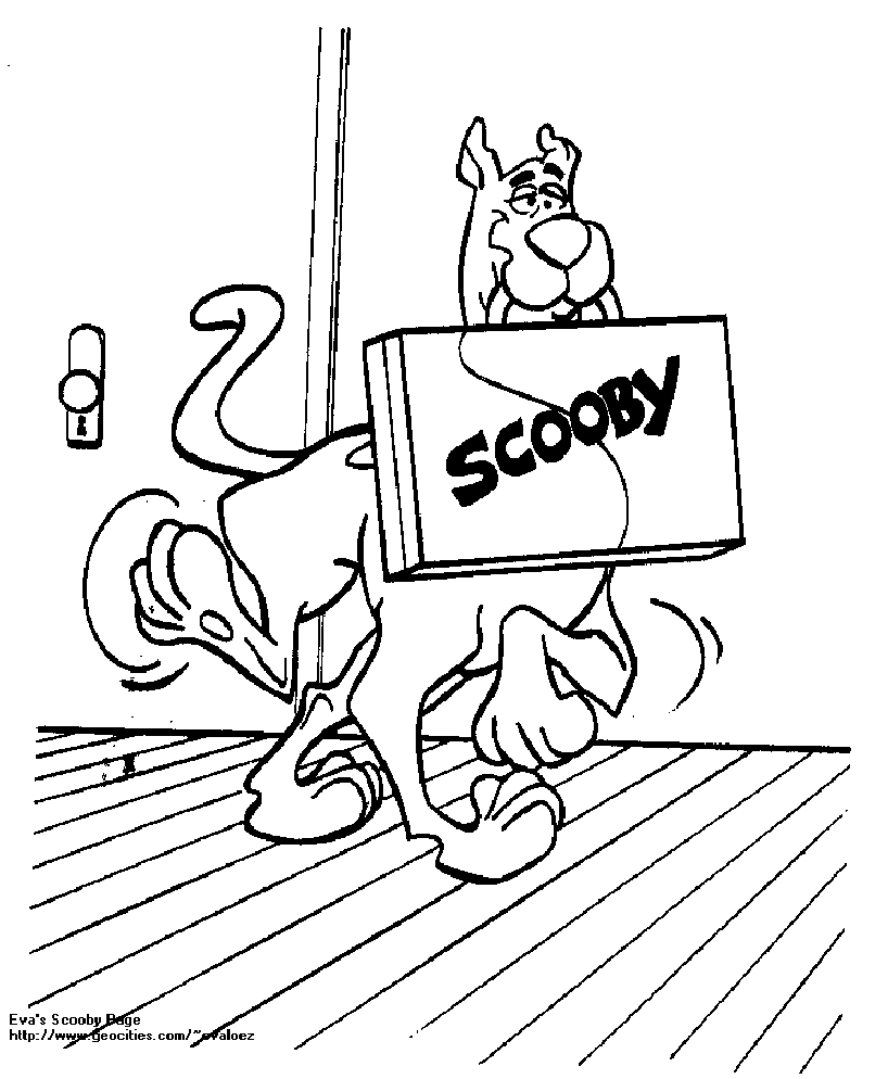 Scooby Doo #140 (Cartoons) – Printable Coloring Pages serapportantà Scooby Doo À Colorier