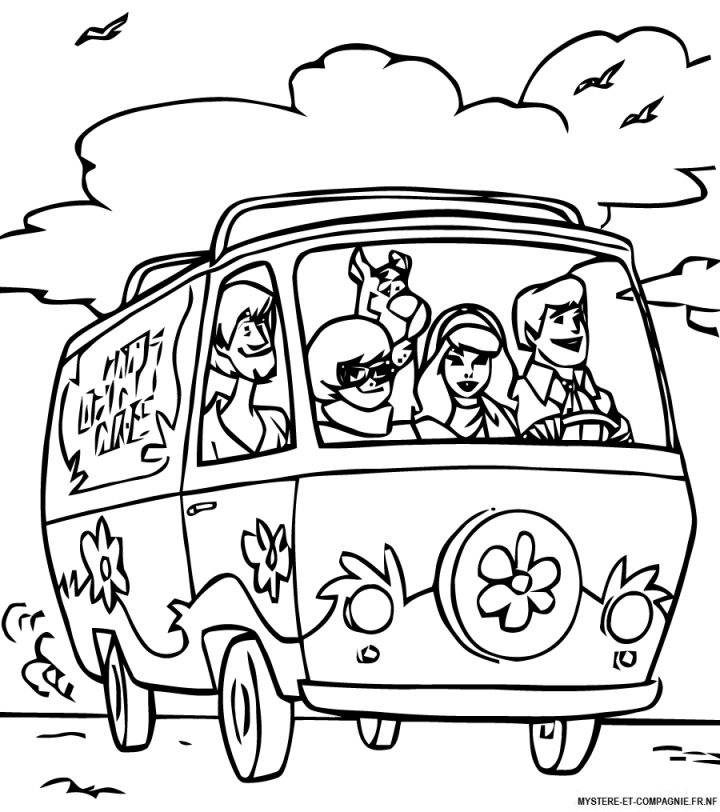 Scooby Doo #318 (Dessins Animés) – Coloriages À Imprimer à Scooby Doo À Colorier