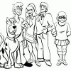 Scooby Doo Gang Coloring Page - Coloring Home destiné Scooby Doo À Colorier
