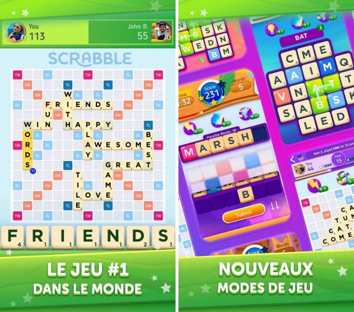 Scrabble Go : Le Célèbre Jeu De Mots S'invite Sur L'app destiné Jeux Gratuit De Mots