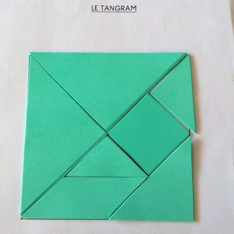 Séance Découverte Du Tangram (Avec Les Enfants De Maternelle tout Tangram Carré