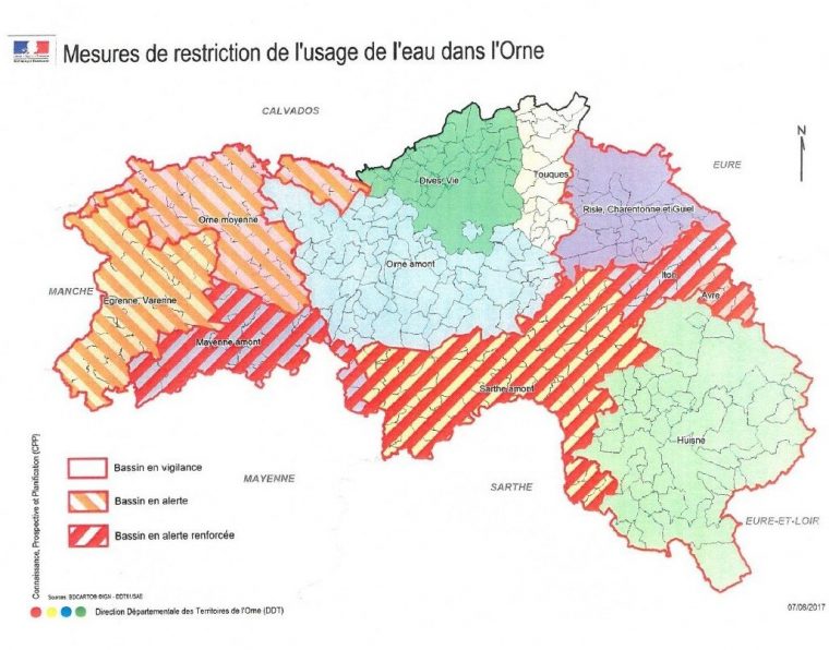 Sécheresse. La Préfecture De L'orne Renforce Les intérieur Département Et Préfecture