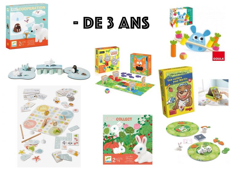 Sélection Jeux De Société Pour Noël | Lola Etcétéra dedans Jeux Enfant De 3 Ans