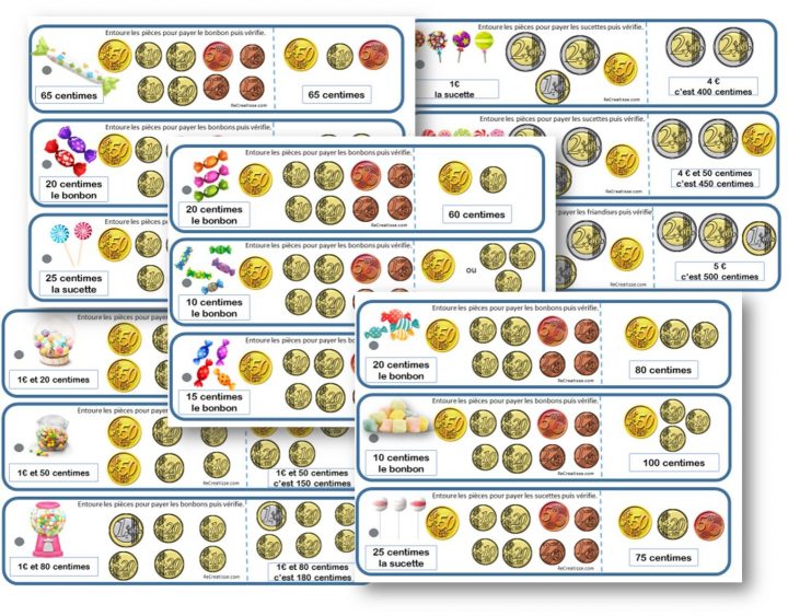 Sequence Monnaie : Ateliers – Exercices – Mémos | Jeux serapportantà Pieces Et Billets Euros À Imprimer