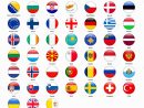 Set Of Flags Of All Countries Of Europe Stock Vector dedans Tout Les Pays D Europe