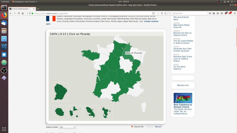 Seterra – France (Metropolitan): Regions Before 2016 – 25S intérieur Quiz Régions De France