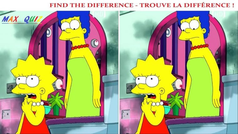 Seulement 1% Des Gens Peuvent Trouver La Différence En 30 S Les Simpson concernant Trouver La Différence