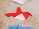 Simple Origami Birds For Kids | Oiseau Origami, Origami avec Pliage Papier Enfant