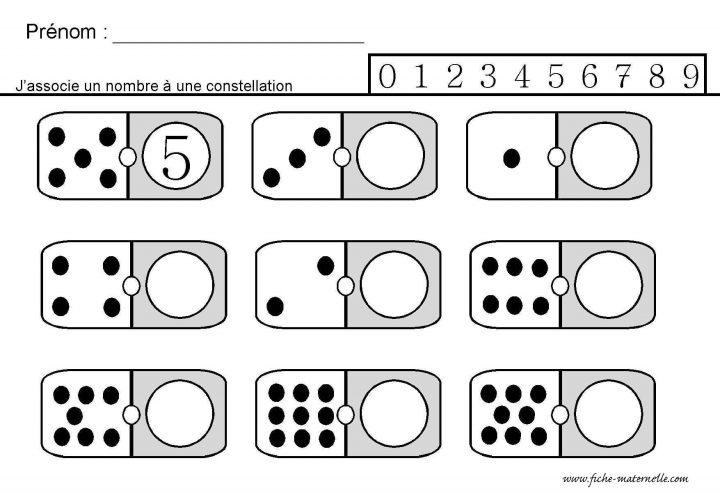 Site Maternelle : Jeu Des Dominos En Gs | Mathématiques destiné Jeux Gratuit Maternelle Grande Section