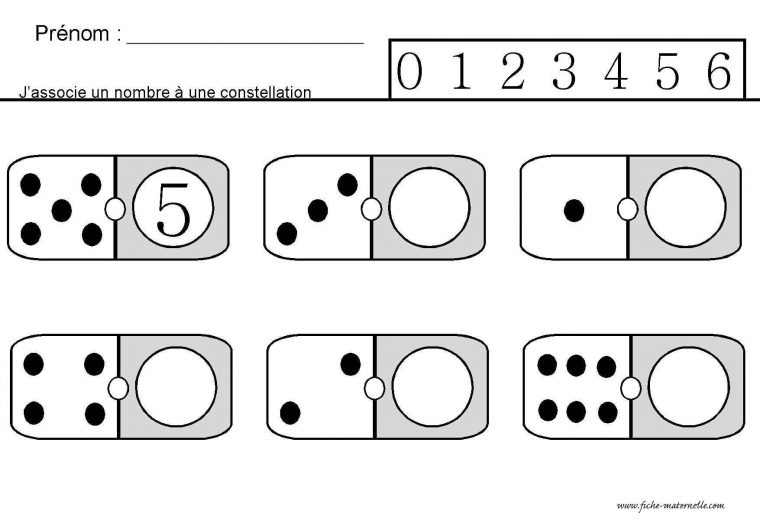 Site Maternelle : Jeu Des Dominos En Ms | Mathématiques à Jeux Pedagogique Maternelle