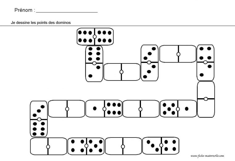 Site Maternelle : Jeu Des Dominos | Mathématiques dedans Jeux Maternelle Moyenne Section