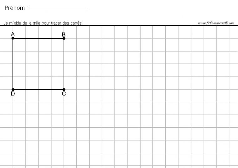 Site Maternelle Maternelle Et Cp : Les Figures Géométriques à Reproduction De Figures Sur Quadrillage Ce1
