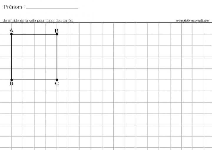 Site Maternelle Maternelle Et Cp : Les Figures Géométriques concernant Reproduction Sur Quadrillage Ce1