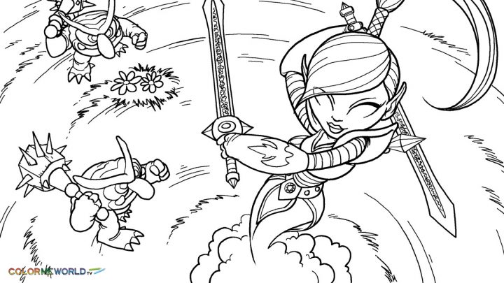 Skylanders #33 (Dessins Animés) – Coloriages À Imprimer concernant Dessin De Skylanders