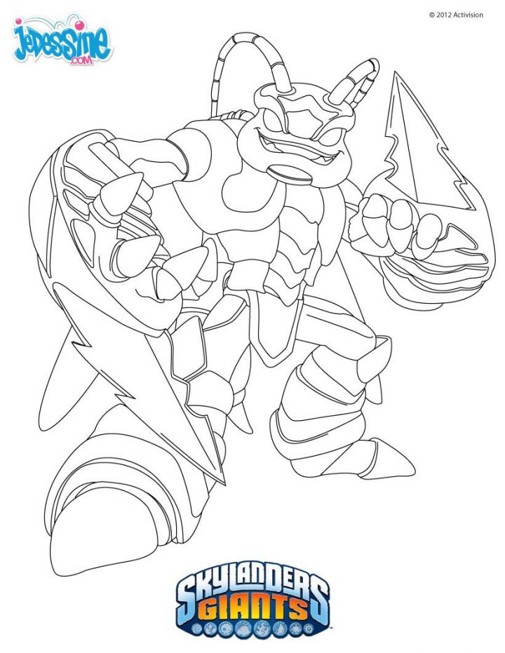 Skylanders Giants Coloring Pages | Coloring Pages serapportantà Dessin De Skylanders